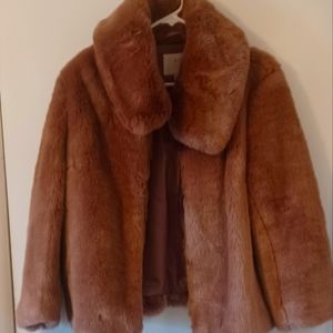 Faux fur coat